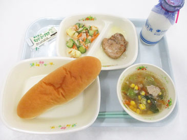 5月14日の小学校の給食の写真