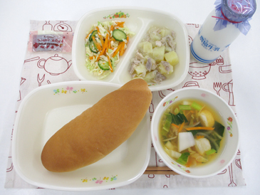 令和8年6月25日の中学校の給食の写真