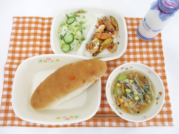 令和8年6月30日の中学校の給食の写真
