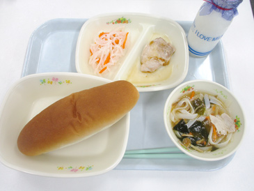令和8年9月1日の小学校の給食の写真