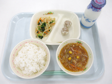 令和8年9月7日の小学校の給食の写真