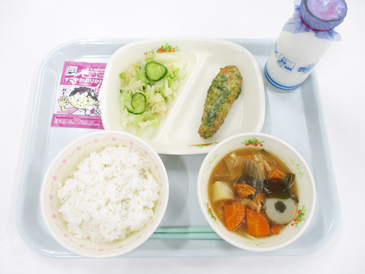 令和8年9月9日の小学校の給食の写真