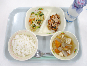 令和8年9月14日の小学校の給食の写真