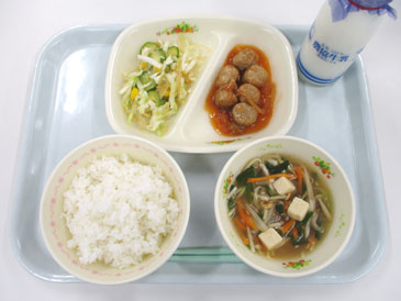 令和8年9月16日の小学校の給食の写真