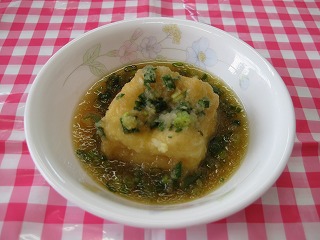 揚げだし豆腐の写真