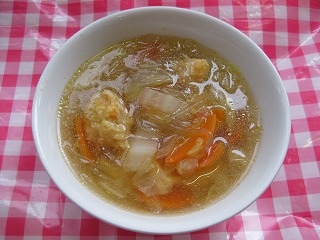 肉だんごスープの写真