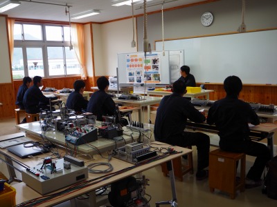 須坂創生高校の実習の写真