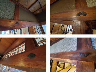 鍵隠しにある4つの模様の画像