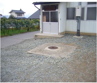 中央井戸跡の写真