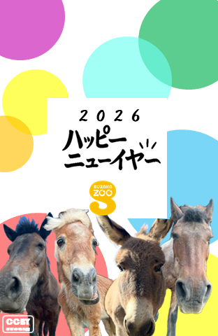 2026年年賀状たて型画像2枚目。