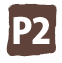 P2 エリアマップでP2となっている駐車場