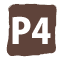 P4 エリアマップでP4となっている駐車場