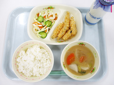 令和8年1月19日の小学校の給食の写真