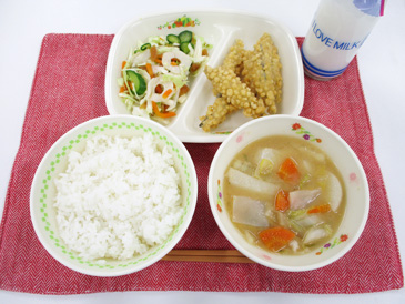 令和8年1月19日の中学校の給食の写真