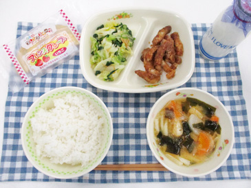 令和8年1月21日の中学校の給食の写真