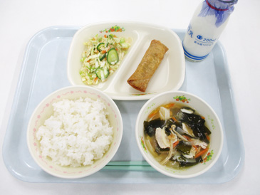 令和8年1月26日の小学校の給食の写真