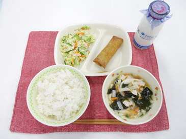 令和8年1月26日の中学校の給食の写真