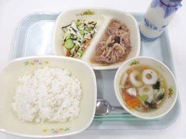 令和8年6月3日の小学校の給食の写真