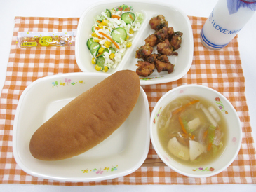 令和8年7月7日の中学校の給食の写真