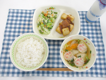 令和8年7月8日の中学校の給食の写真