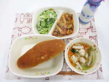 令和8年7月23日の中学校の給食の写真