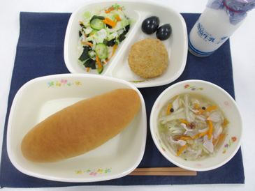 9月3日の中学校の給食の写真