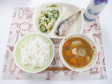 令和8年9月18日の中学校の給食の写真