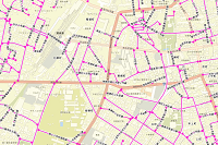 市道路線網図マップの画像