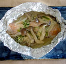 鮭のホイル焼きの写真